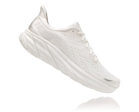 Hoka One One Clifton 8 Moški Pohodni Čevlji Bela / Bela SI-210576K